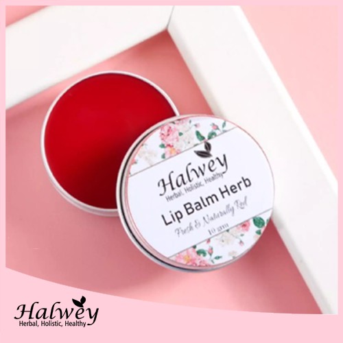 HALWEY Lip Balm Herb Mengatasi Bibir Kering Alami