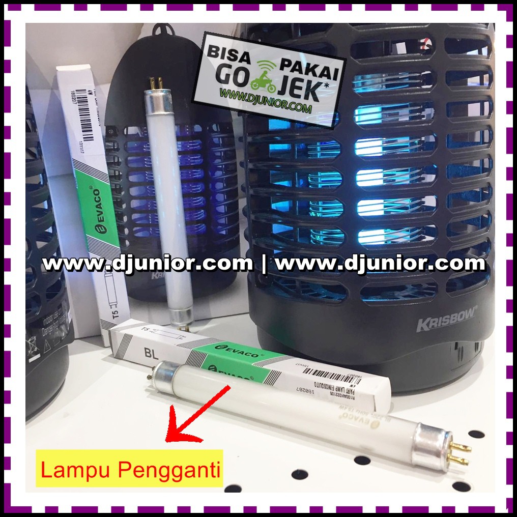 EVACO - LAMPU PENGGANTI UV PERANGKAP NYAMUK KRISBOW 4W / SPAREPART