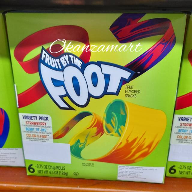 

Fruit By The Foot Blueberry/Variety Pack 128gr