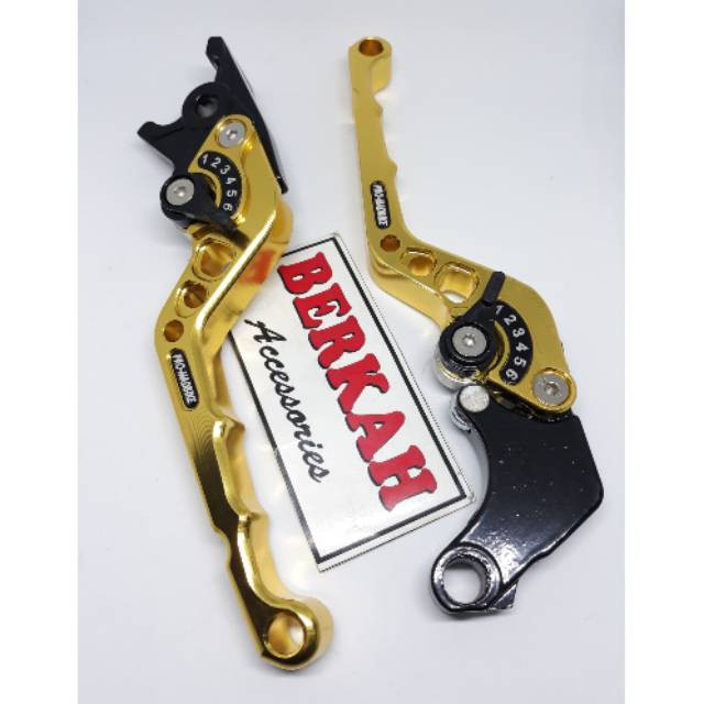 Eastjava - Handle brake - Handle Rem Dan Kopling Honda Vario Lama / Beat Esp Cnc - Gold