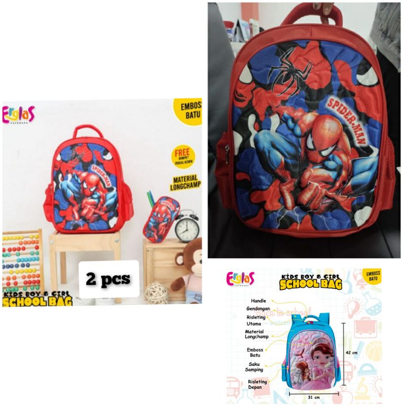 TAS SEKOLAH - SCHOOL BAG ERGLAS