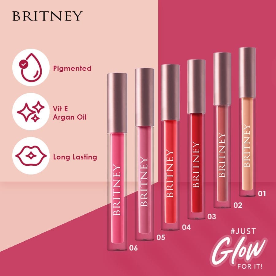 Purbasari BRITNEY Dreamy Matte Lip Cream Purbasari Lipcream Matte by AILIN