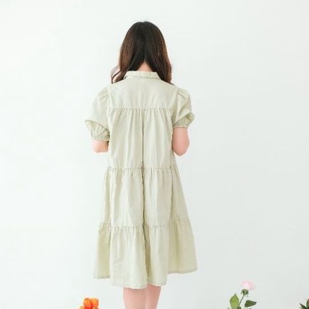 BAJU WANITA KOREA MURAH - JANGMI DRESS [LAUDRE]