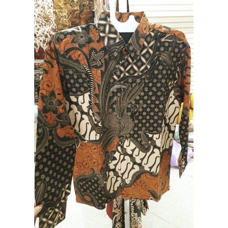 Kemeja batik PREMIUM pria lengan panjang/batik terbaru/baju batik eksklusif bahan katun halus