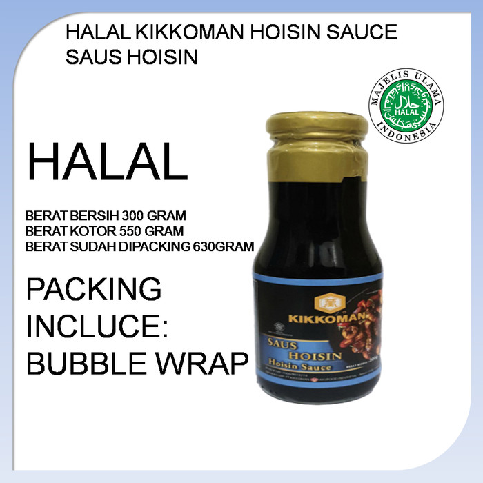 

KIKKOMAN HOISIN SAUS HALAL WADAH BOTOL 300GRAM