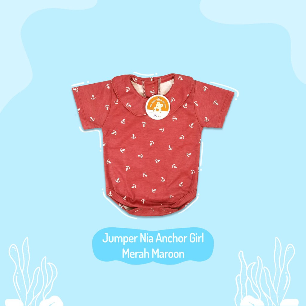 NEW SALE!!! Jumper Nia Girl Premium Anchor Series - Jumper Bayi Girl Nia Anchor - Jumper Pendek Bayi