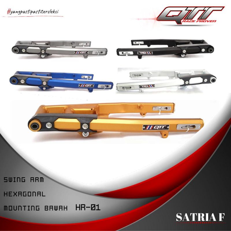 SWING ARM SATRIA FU HEXAGONAL QTT RACING