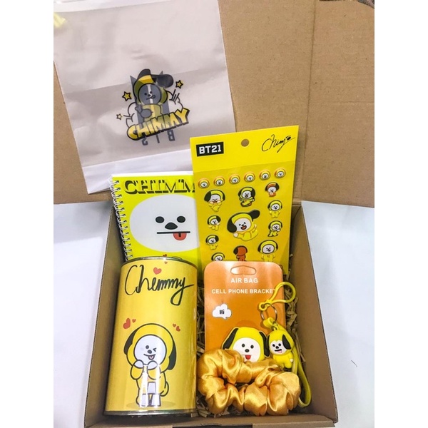 [B3214][CHIMMY] GIFT BOX BT21 ARMY/KADO ULANG TAHUN/KADO BT21 ARMY/KADO CEWEK/HADIAH ULANG TAHUN/HAMPERS CEWEK