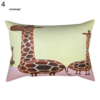 Sarung Bantal Sofa Bentuk Persegi Panjang Desain Bunga Sarung Bantal Sofa Bentuk Persegi Panjang Desain Bunga