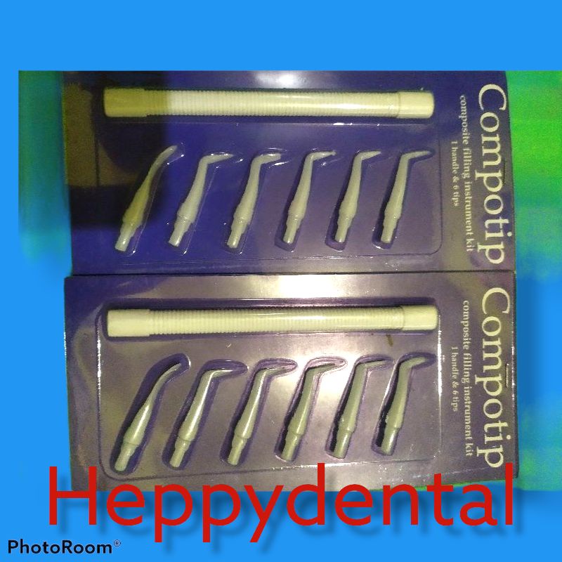 compotip composite filling instrument kit premium 1 handle 6 tips
