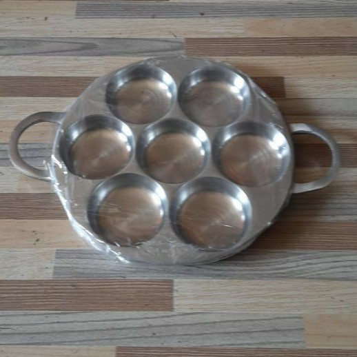 Loyang Cetakan Kue Lumpur Martabak Mini Cara Bikang Aluminium Corr