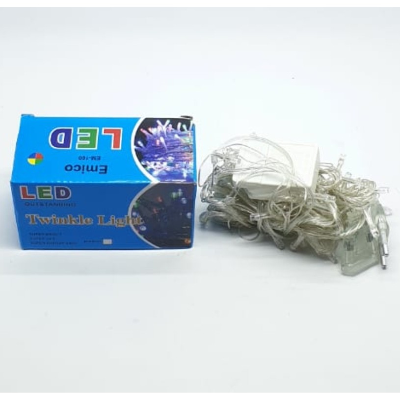 EMC EM100 Lampu Hias Tumblr 80 Led Full 8,5 Meter Full RGB 6 Warna + Kontra