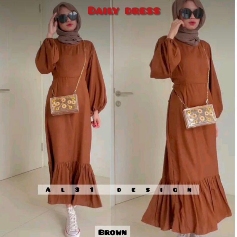 DAILY Dress Premium | Dress Pesta Bigsize  | Dress Korean Style