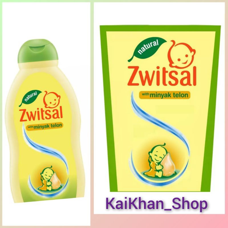 Zwitsal Baby Bath Natural with Minyak Telon - 200ml / 250ml