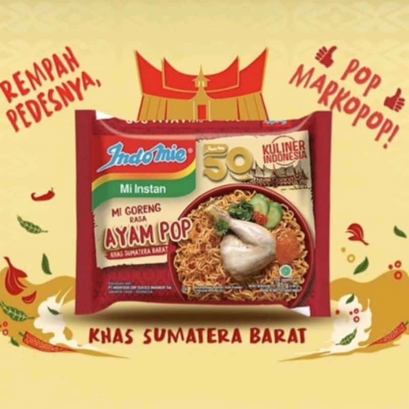 Mie instant Indomie goreng ayam pop ( 1pcs )