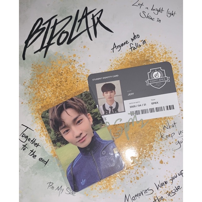 [READY] EPEX PHOTOCARD/PC + ID CARD JEFF album BIPOLAR pt.2