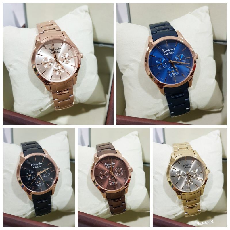 Jam Tangan Wanita Alexandre Christie 2915 Original