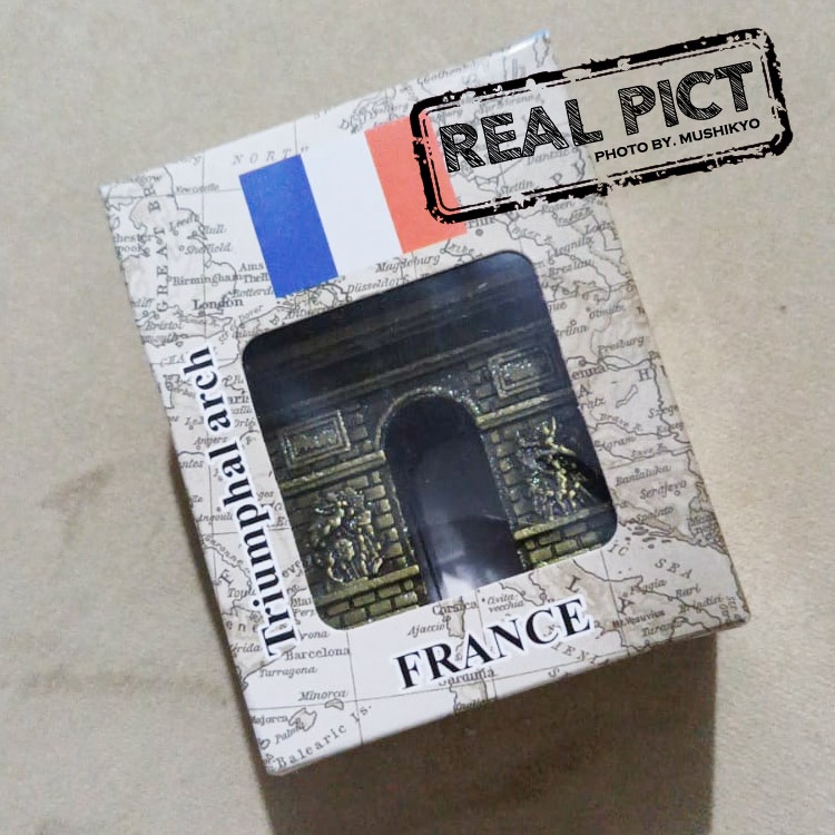 miniatur pajangan / Triumphal Arch Miniature Landmark / souvenir France icon