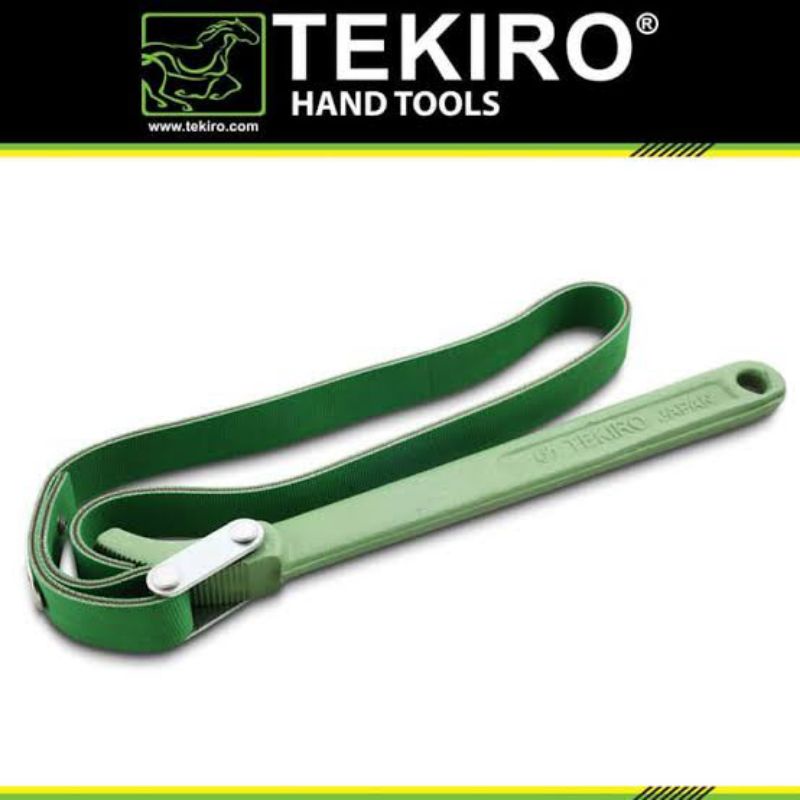 TEKIRO Kunci Filter Oli Model Sabuk 9in - Kunci Saringan Oli - Pembuka Filter Oli