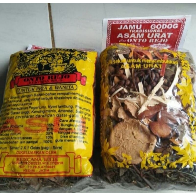 Jamu Godog Gatot kaca / untuk asam Urat