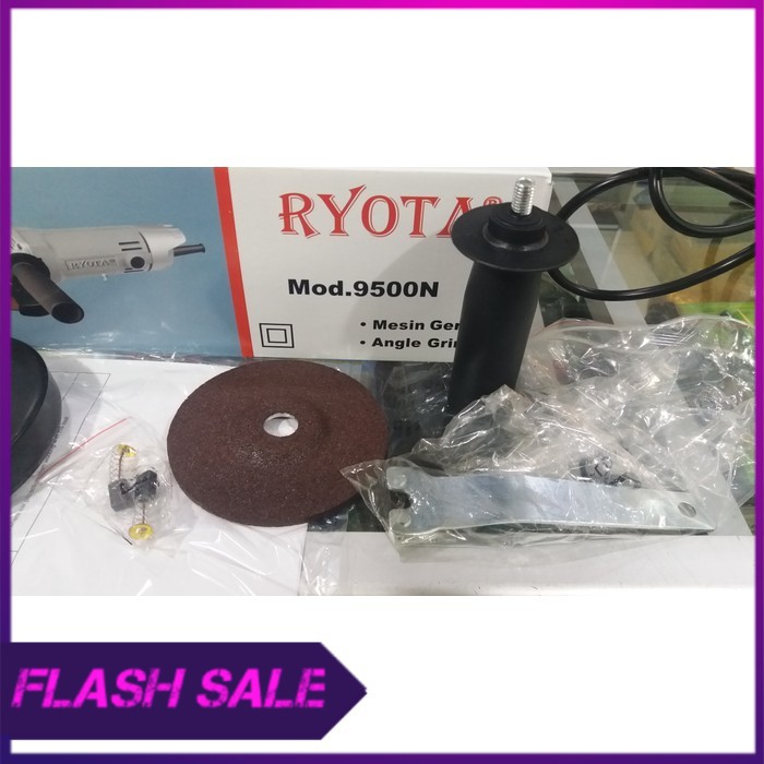 MESIN GERINDA TANGAN RYOTA 9500N 4  ANGLE GRINDER RYOTA