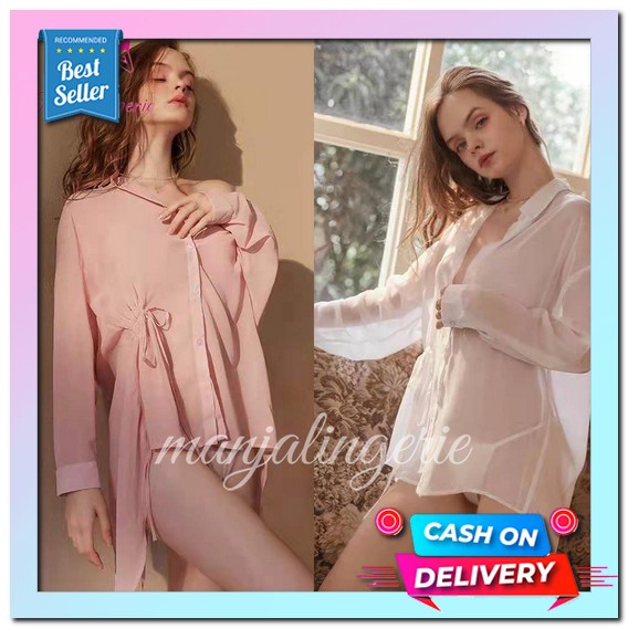 Set Kostum Lingerie Nurse Suster Perawat Sexy Model Teddy Manjalingerie - Baju Tidur Sexy Lingerie W