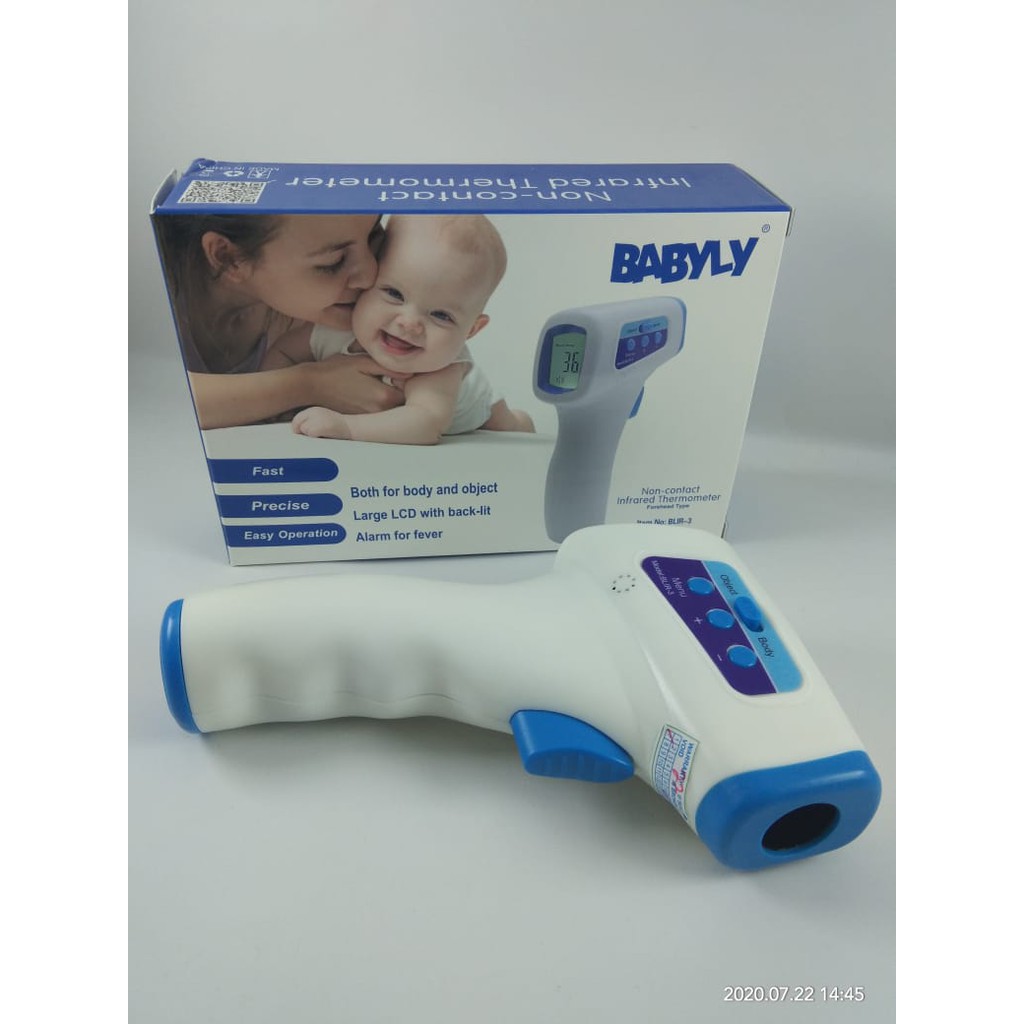 THERMOGUN BABILY BLIR - 3 / THERMOMETER INFRARED BABILY BLIR - 3 / ALAT UKUR SUHU BABILY BLIR - 3