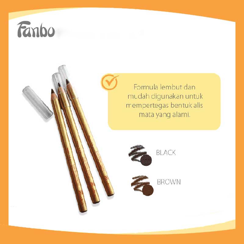 Fanbo Eyebrow Gold / Pensil Alis