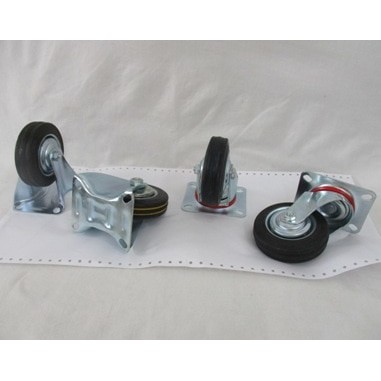 FUKUDA Roda Karet 4 inch/Roda Trolley/Roda Etalase Hidup Mati***TOP