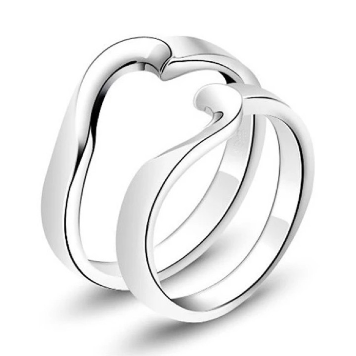 Bisa Request Model Cincin Kawin Tunangan Couple Silver Perak Sterling Garansi Asli Gratis Ukir Nama Id18