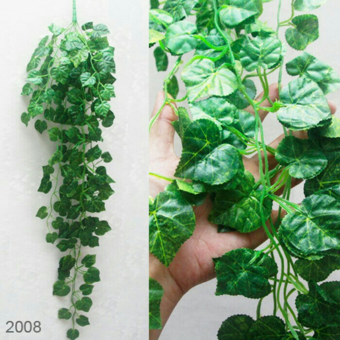 daun plastik/daun hias/hiasan daun/daun rambat/daun/daun gantung