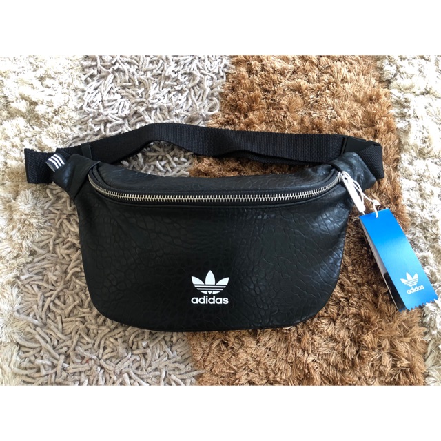 adidas leather waist bag