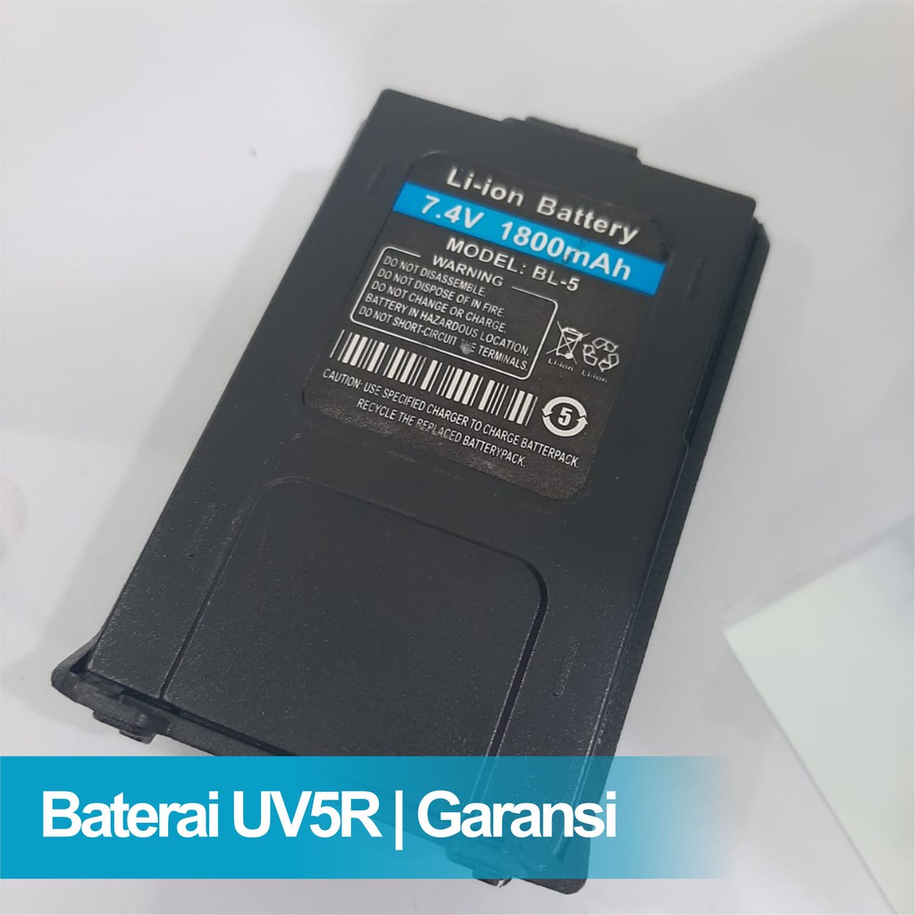 Baterai HT UV5R Series Baofeng Pofung Original Taffware
