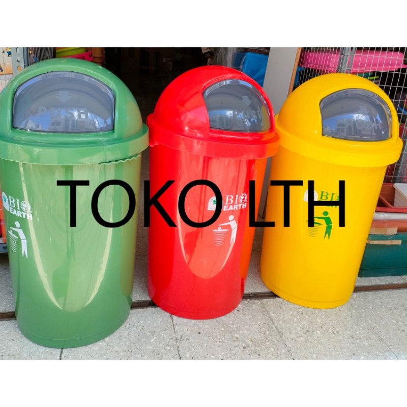 TEMPAT SAMPAH BIO GOYANG 50 ltr GREEN LEAF - 2150