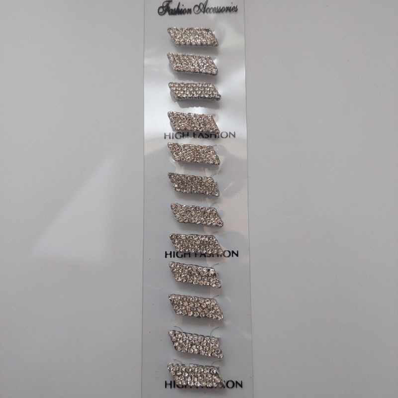 Bros Dagu Korea Kecil Full Mata Kecil Bros Dagu Murah Asesories hijab-Putih B