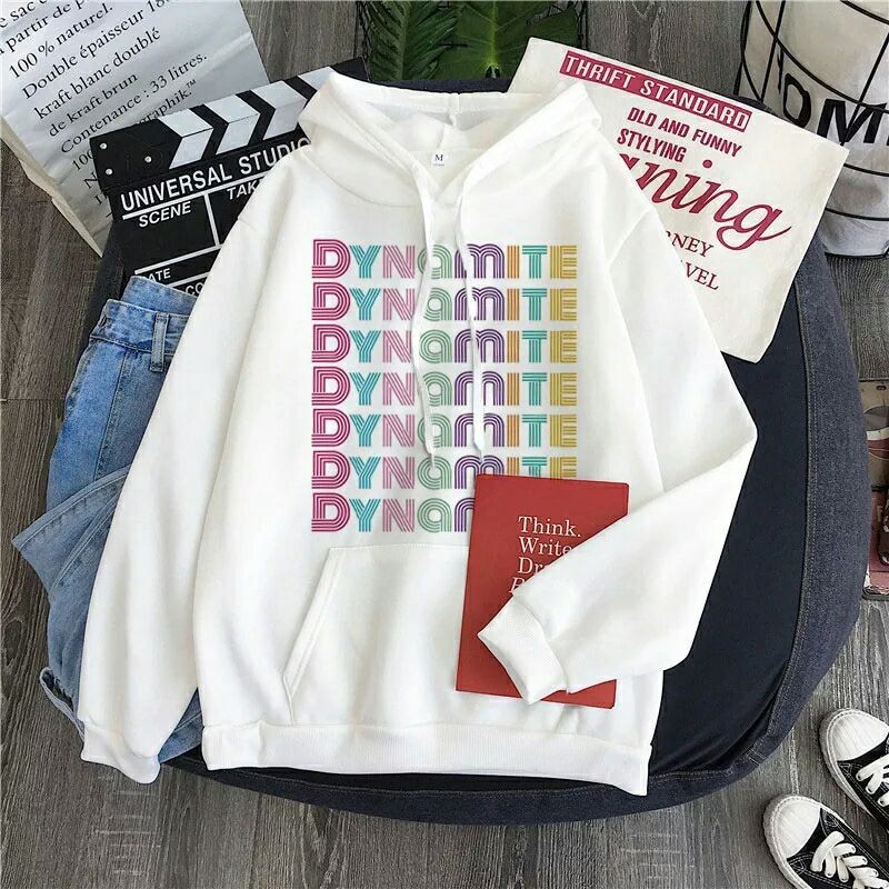 HOODIE SWEATER KPOP BTS DYNAMITE ALL SIZE FIT - L LIMITED EDITION