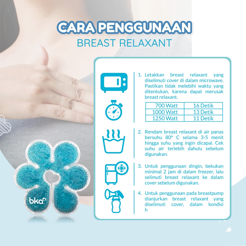 (BEST SELLER!!) BKA Breast Relaxant / Pelancar ASI Kompres / Pelancar asi ibu menyusui