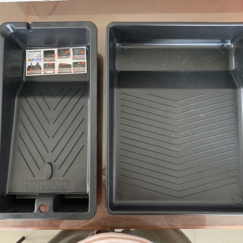 baki cat / bak cat roll / bak kuas roll / perlengkapan cat tembok BAKI CAT KECIL UNTUK KUAS ROLL 4 I