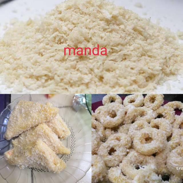 

Tepung roti putih kasar tepung panir putih merk pangko
