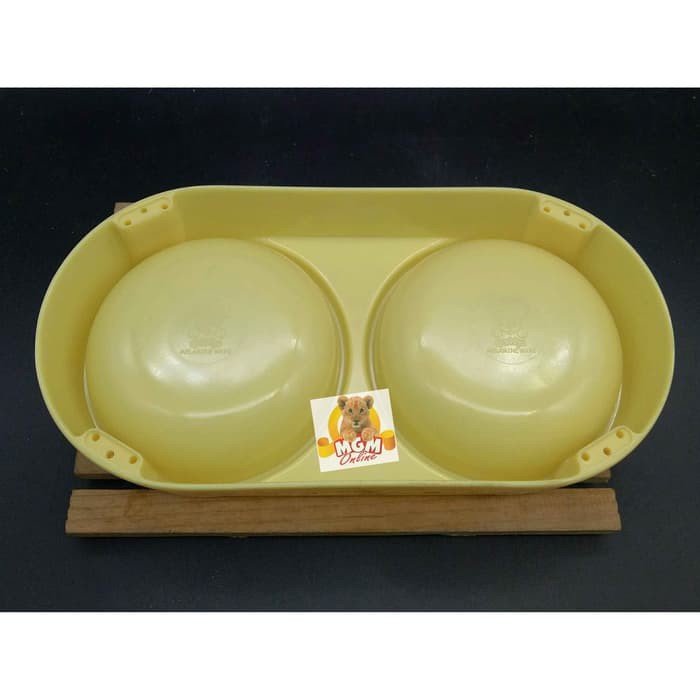 Tempat Makan anjing Double dari Melamine Petty tempat makan kucing