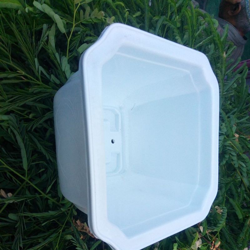 pot bunga kotak putih PS 26