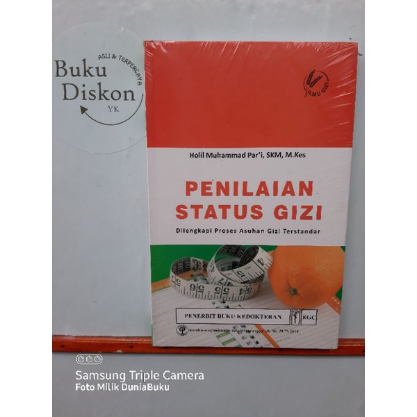 Buku Origional Penilaian Status Gizi Dilengkapi Proses Asuhan Gizi Terstandar