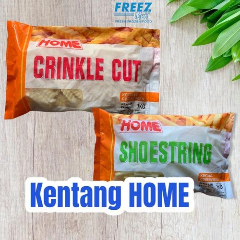 HOME KENTANG GORENG 1 kg frozen food