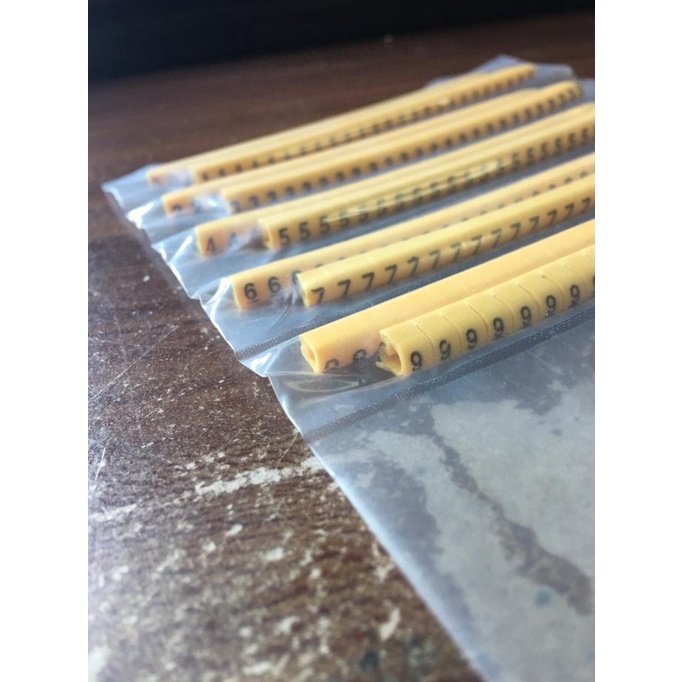 

Kabel label maker angka 0-9
