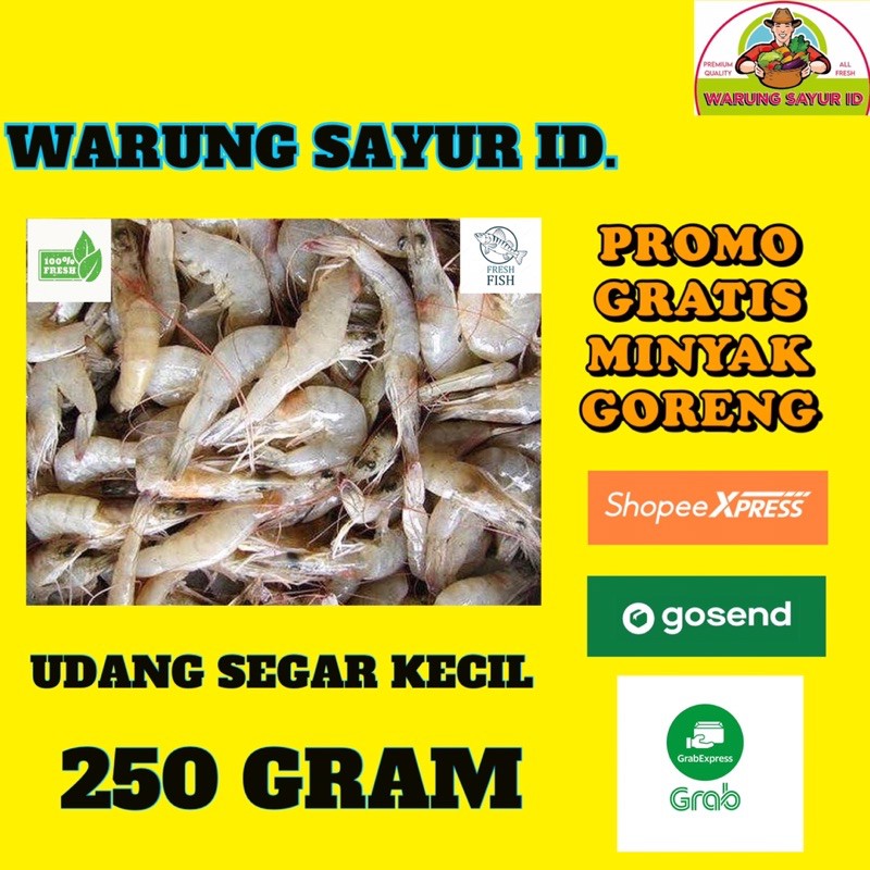 

UDANG SEGAR KECIL 250 GRAM / BUKAN UDANG FROZEN