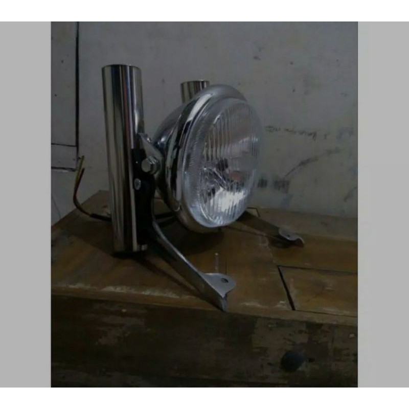 kupingan lampu pesek bracket lampu bulat dudukan lampu pesek