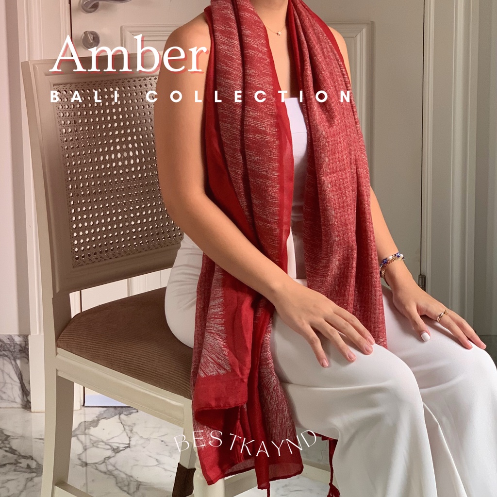 Amber Shawl - Bali Collection | The Best Kaynd | Batik Selendang Hijab Syal