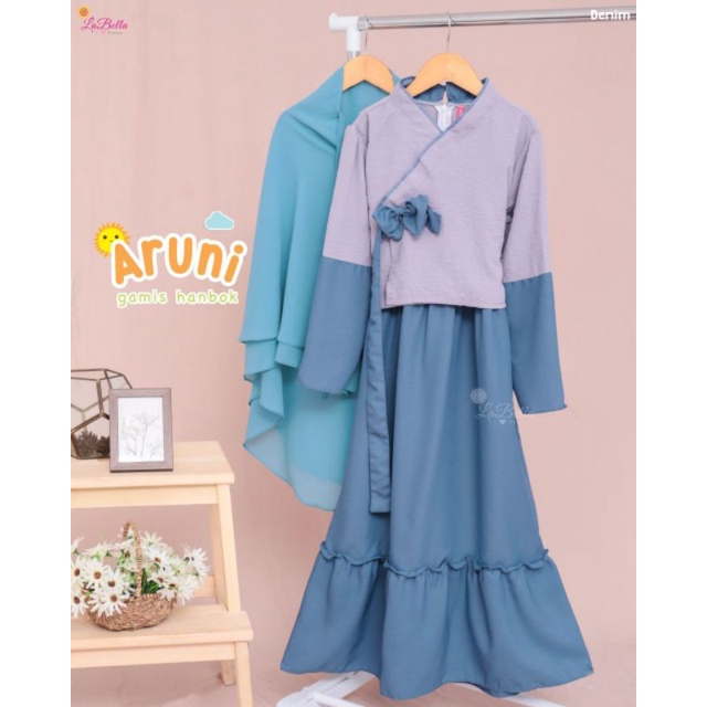 CUCI GUDANG Gamis Anak Aruni - Shanum - Yasmina - Madeena - Sofia Labella / Alilah Store