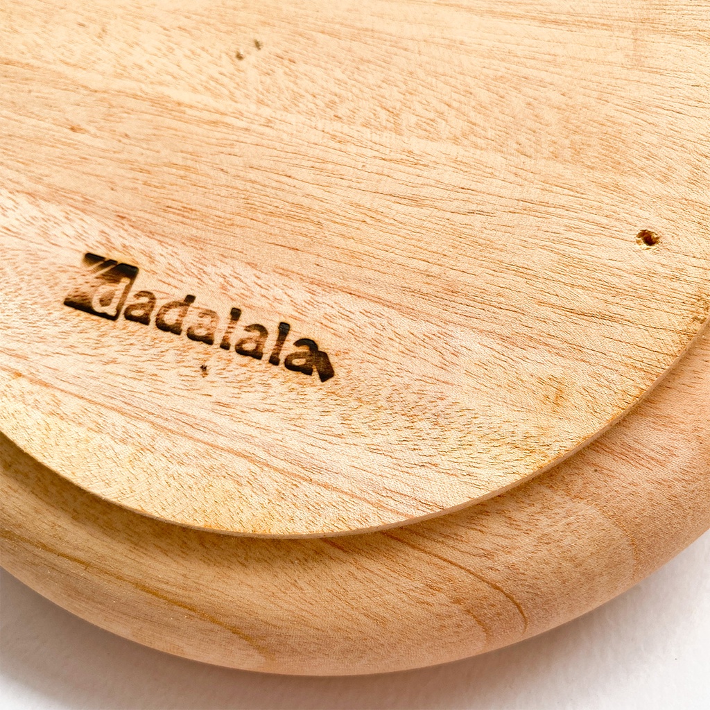 DADALALA Cobek Kayu Kecil Untuk Tempat Sambal Ukuran 8, 10, 12 Cm Bahan Kayu Mahoni - 3 Varian