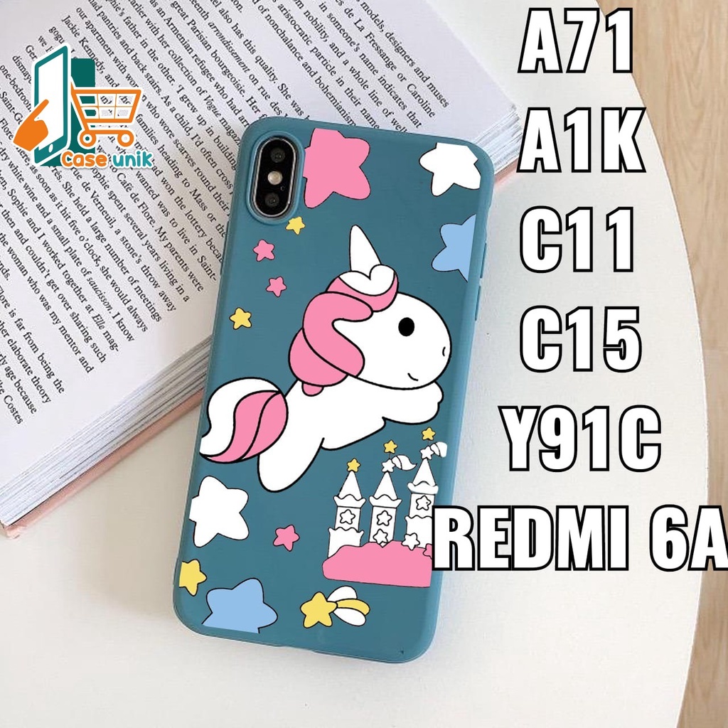 SS013 softcase UNICORN realme c2 c3 5 5i 5s c11 c12 narzo 30a c15 c17 7i CS2275